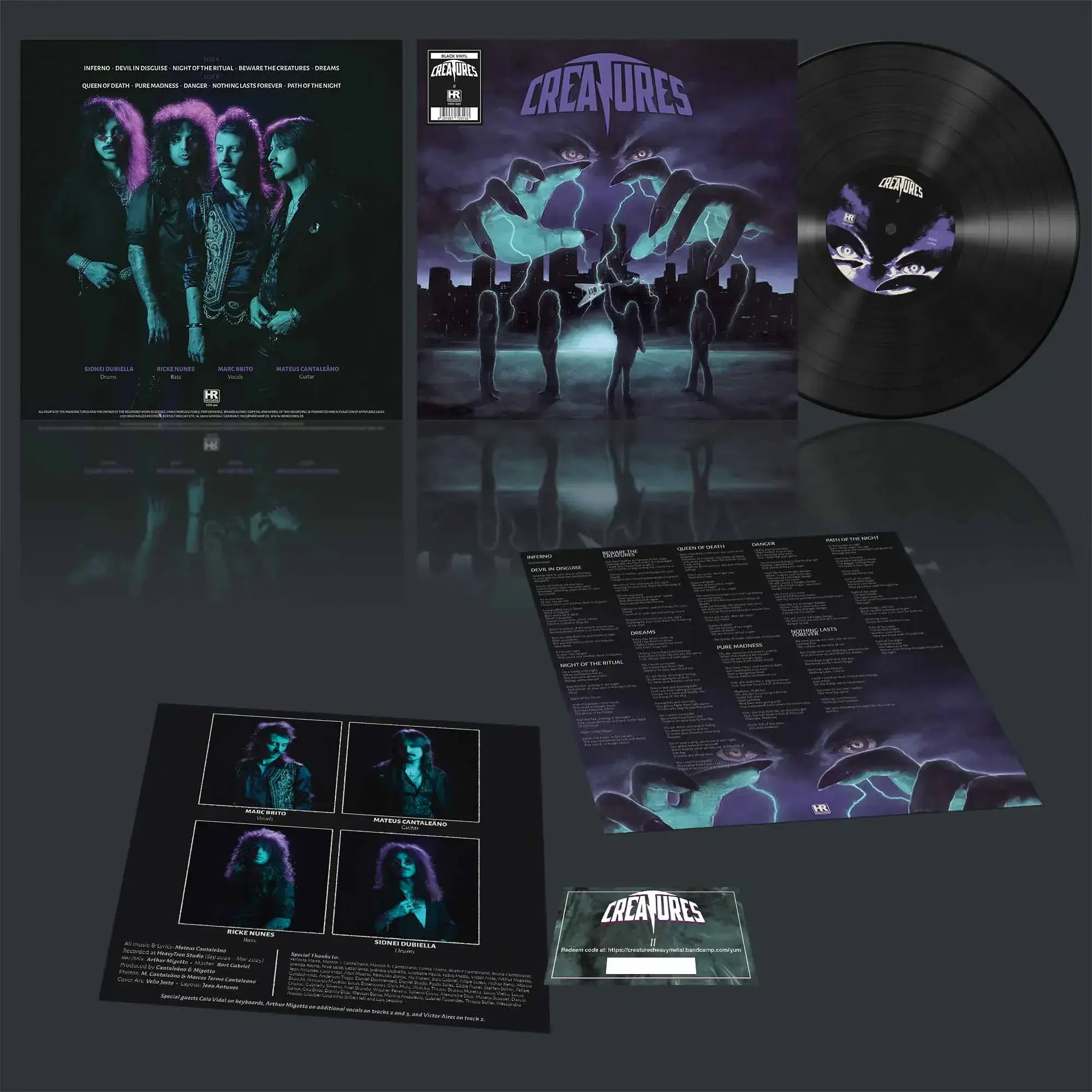 CREATURES - Creatures II · BLACK LP · Picture 2 CREATURES - Creatures II · BLACK LP (Heavy Metal Vinyl) · Picture 2