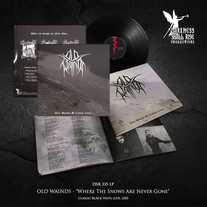 OLD WAINDS - Where the Snows are Never Gone... · BLACK LP (Black Metal Vinyl) · Picture 2