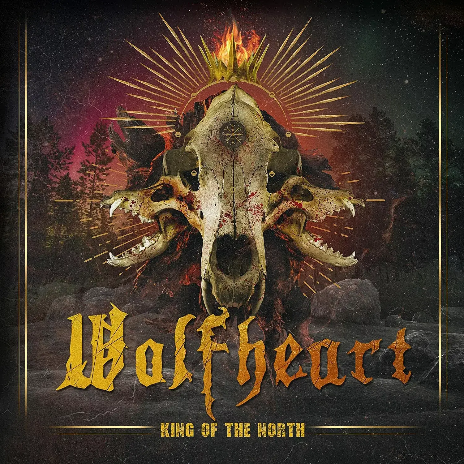 WOLFHEART - King Of The North · BLACK LP (Melodic Death Metal Vinyl) · Picture 1