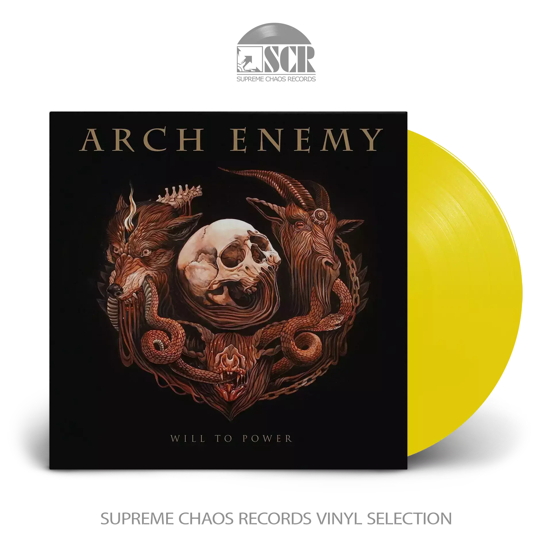 ARCH ENEMY - Will To Power (Re-Issue 2023) · YELLOW LP