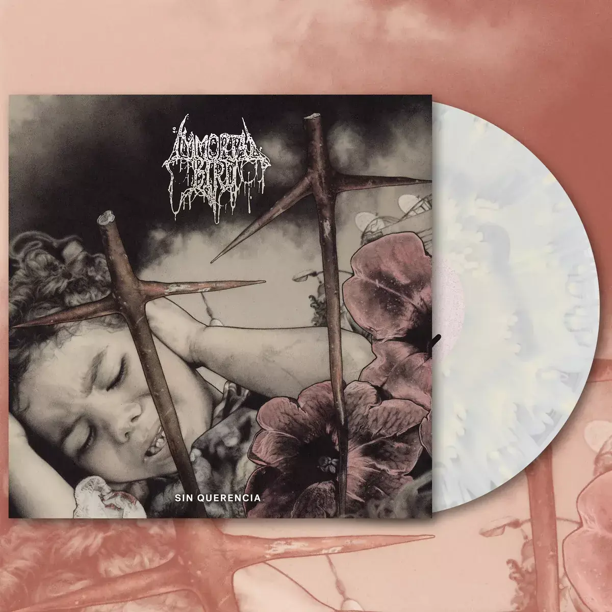 IMMORTAL BIRD · Sin Querencia | BONE CLOUDY LP IMMORTAL BIRD · Sin Querencia | BONE CLOUDY LP (Death Metal Vinyl)