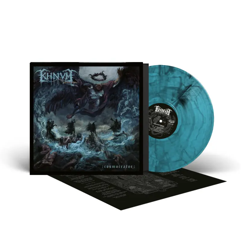 KHNVM - Cosmocrator · TURQUOISE/BLACK LP (Death Metal Vinyl) · Picture 2