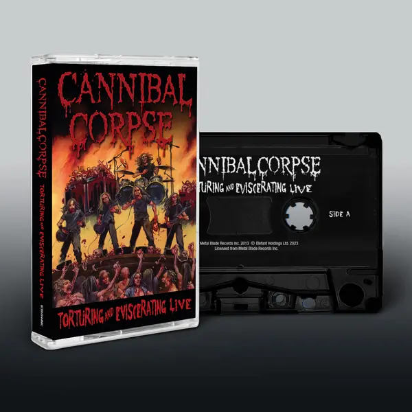 CANNIBAL CORPSE - Torturing And Eviscerating Live · TAPE CASS