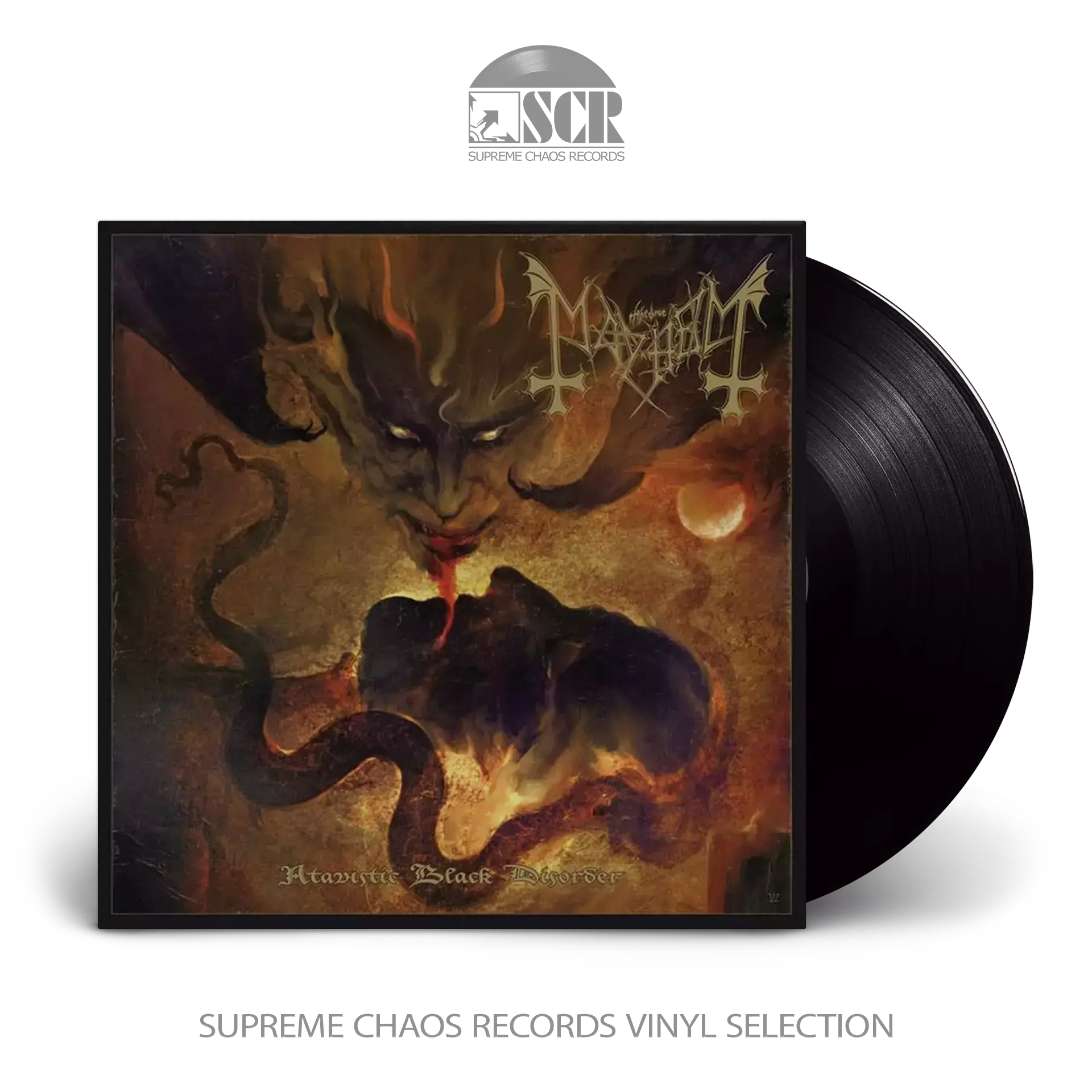 MAYHEM · Atavistic Black Disorder / Kommando | BLACK LP MAYHEM · Atavistic Black Disorder / Kommando | BLACK LP (Black Metal Vinyl)
