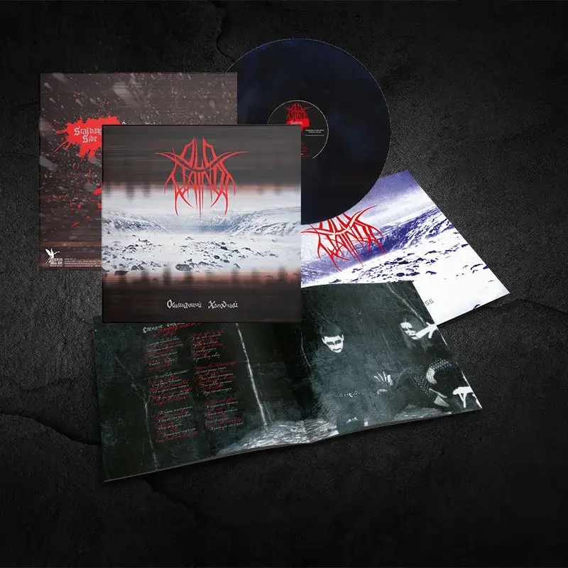 OLD WAINDS - Scalding Coldness · BLUE/BLACK GALAXY LP (Black Metal Vinyl)