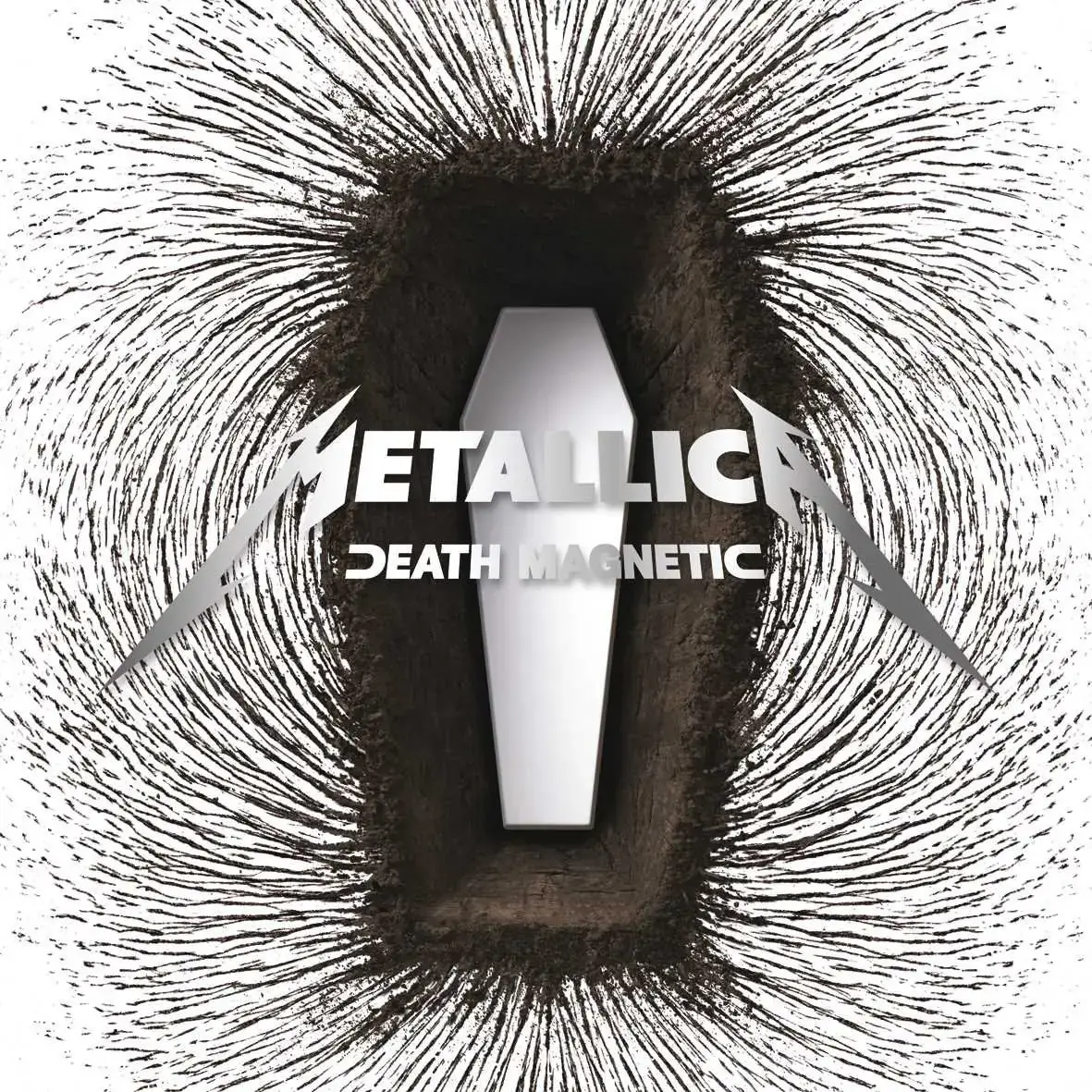 METALLICA - Death Magnetic · MAGNETIC SILVER 2LP (Thrash Metal Vinyl) · Picture 1