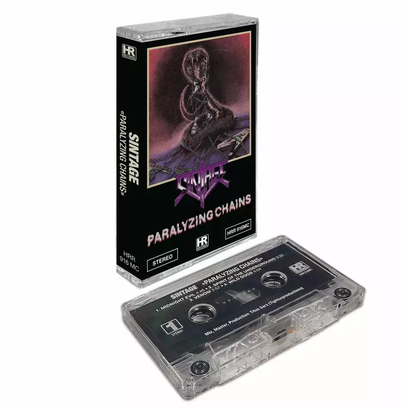SINTAGE · Paralyzing Chains | CLEAR TAPE CASS SINTAGE · Paralyzing Chains | CLEAR TAPE CASS (Heavy Metal Tapes)