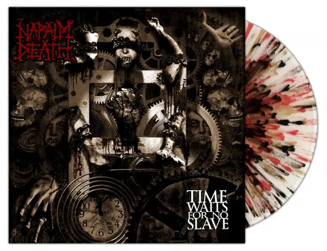 NAPALM DEATH - Time Waits For No Slave · SCR SPLATTER LP