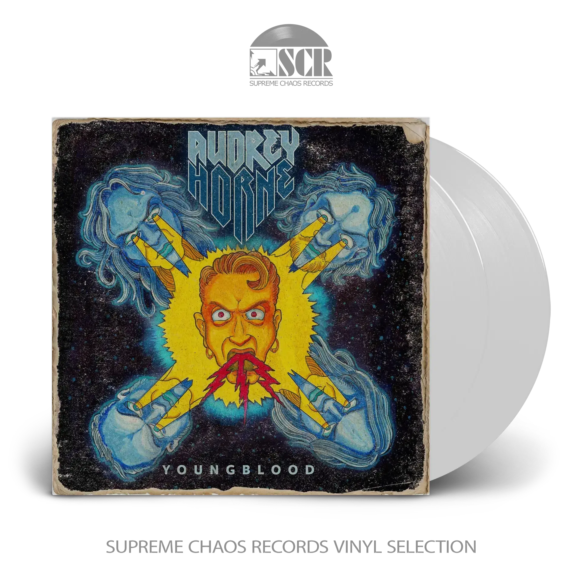 AUDREY HORNE - Youngblood · WHITE 2LP (Hard Rock Vinyl)