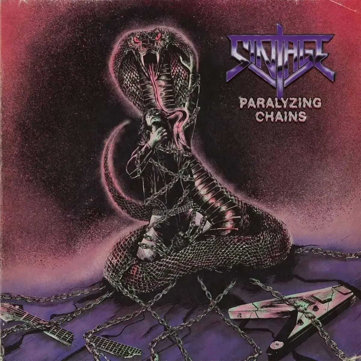 SINTAGE · Paralyzing Chains | PURPLE LP · Picture 1 SINTAGE · Paralyzing Chains | PURPLE LP (Heavy Metal Vinyl) · Picture 1