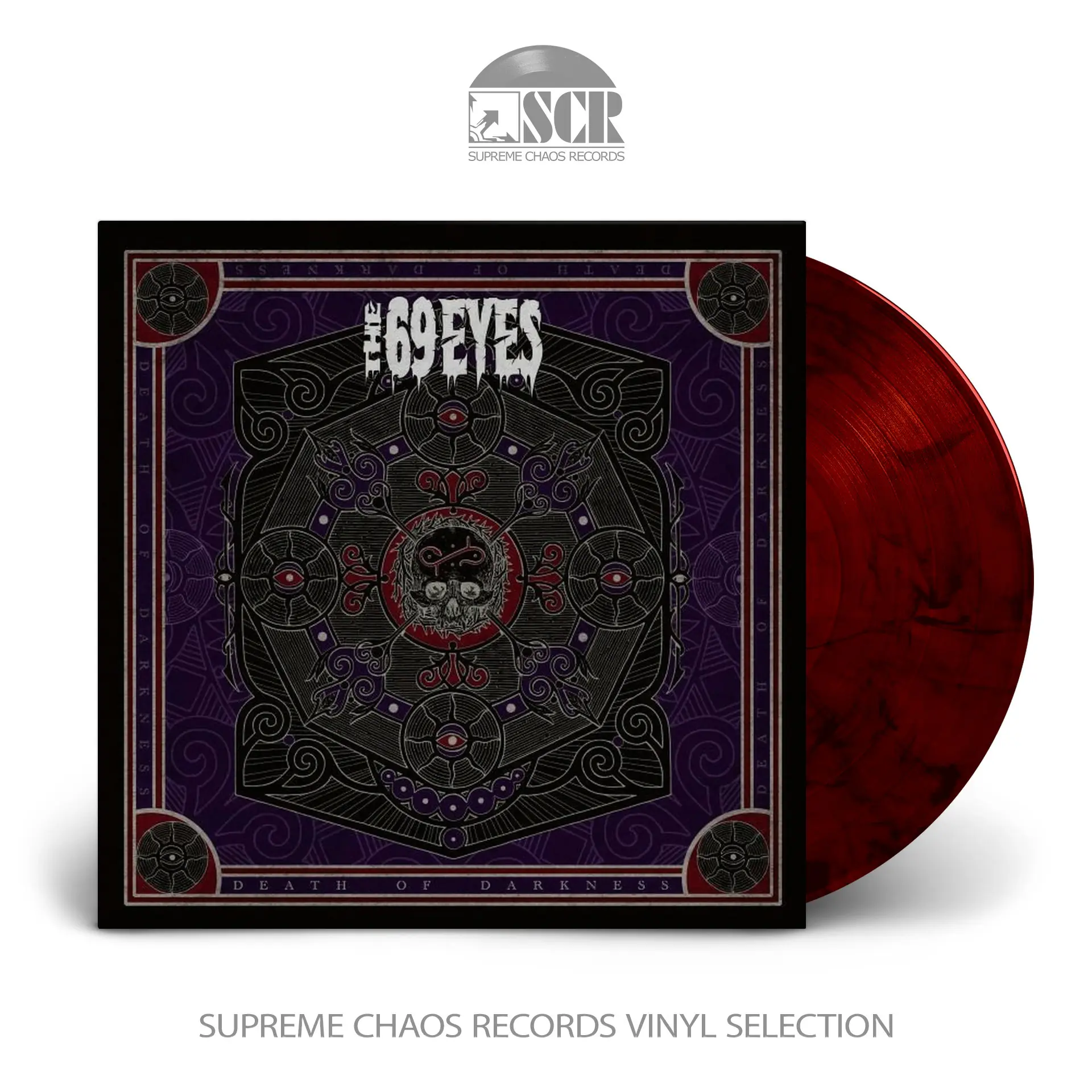 THE 69 EYES - Death Of Darkness · BLOOD RED MARBLED LP