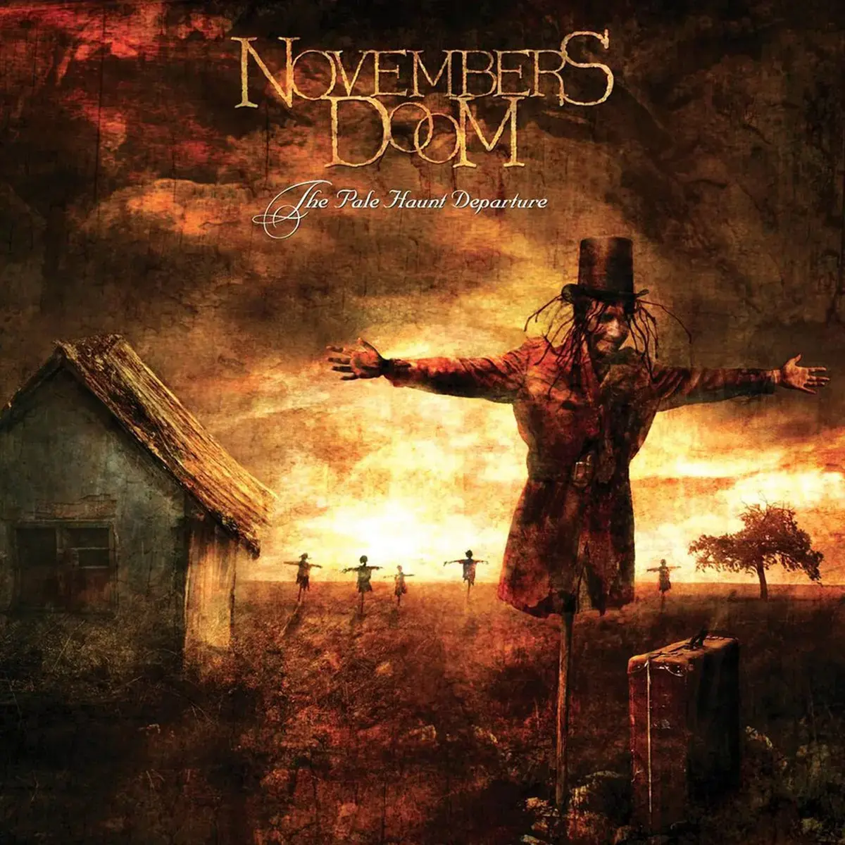 NOVEMBERS DOOM - The Pale Haunt Departure · GOLD/OXBLOOD 2LP (Dark Metal/Doom Metal/Death Metal Vinyl) · Bild 1