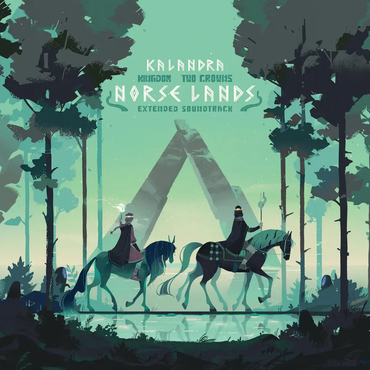 KALANDRA - Kingdom Two Crowns Norse Lands Extended Soundtrack · SEA BLUE LP (Folk/Soundtrack Vinyl) · Picture 1