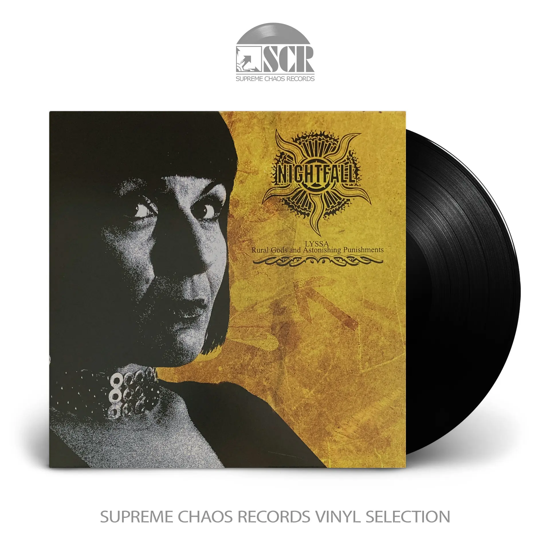 NIGHTFALL - Lyssa (Rural Gods And Astonishing Punishments) · BLACK LP NIGHTFALL - Lyssa (Rural Gods And Astonishing Punishments) · BLACK LP (Heavy Metal Vinyl)