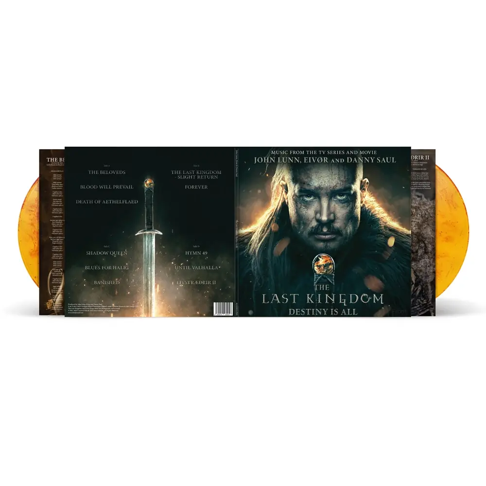 JOHN LUNN / EIVOR / DANNY SAUL · The Last Kingdom: Destiny Is All | AMBER DLP (Atmospheric Nordic Folk Vinyl)