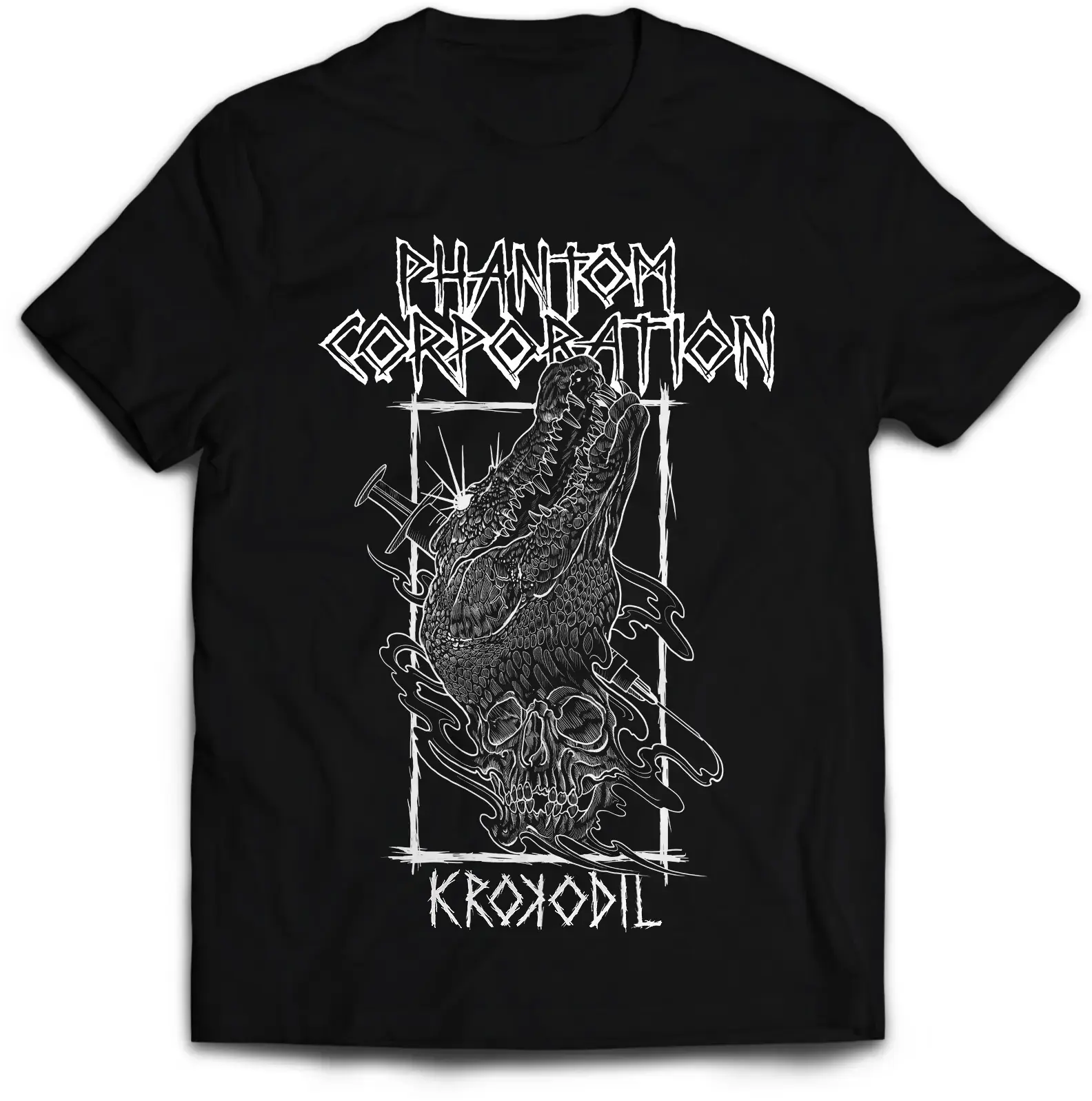 PHANTOM CORPORATION · Time And Tide | DIGIPAK T-SHIRT BUNDLE (Thrash Metal/D-Beat/Death Metal CDs) · Picture 2
