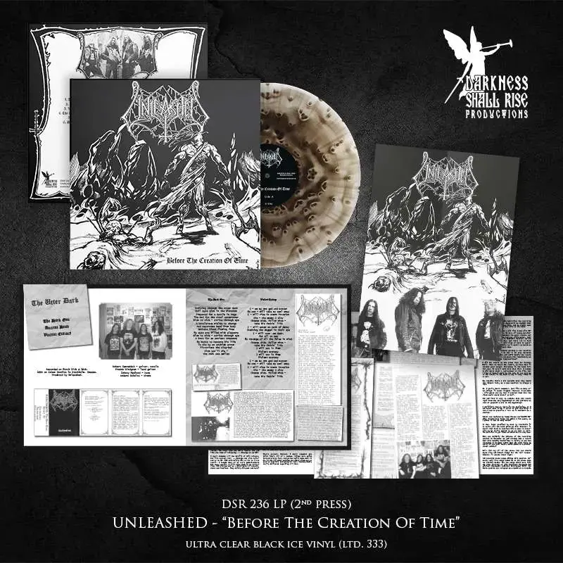 UNLEASHED - Before The Creation Of Time · ULTRA CLEAR BLACK ICE LP