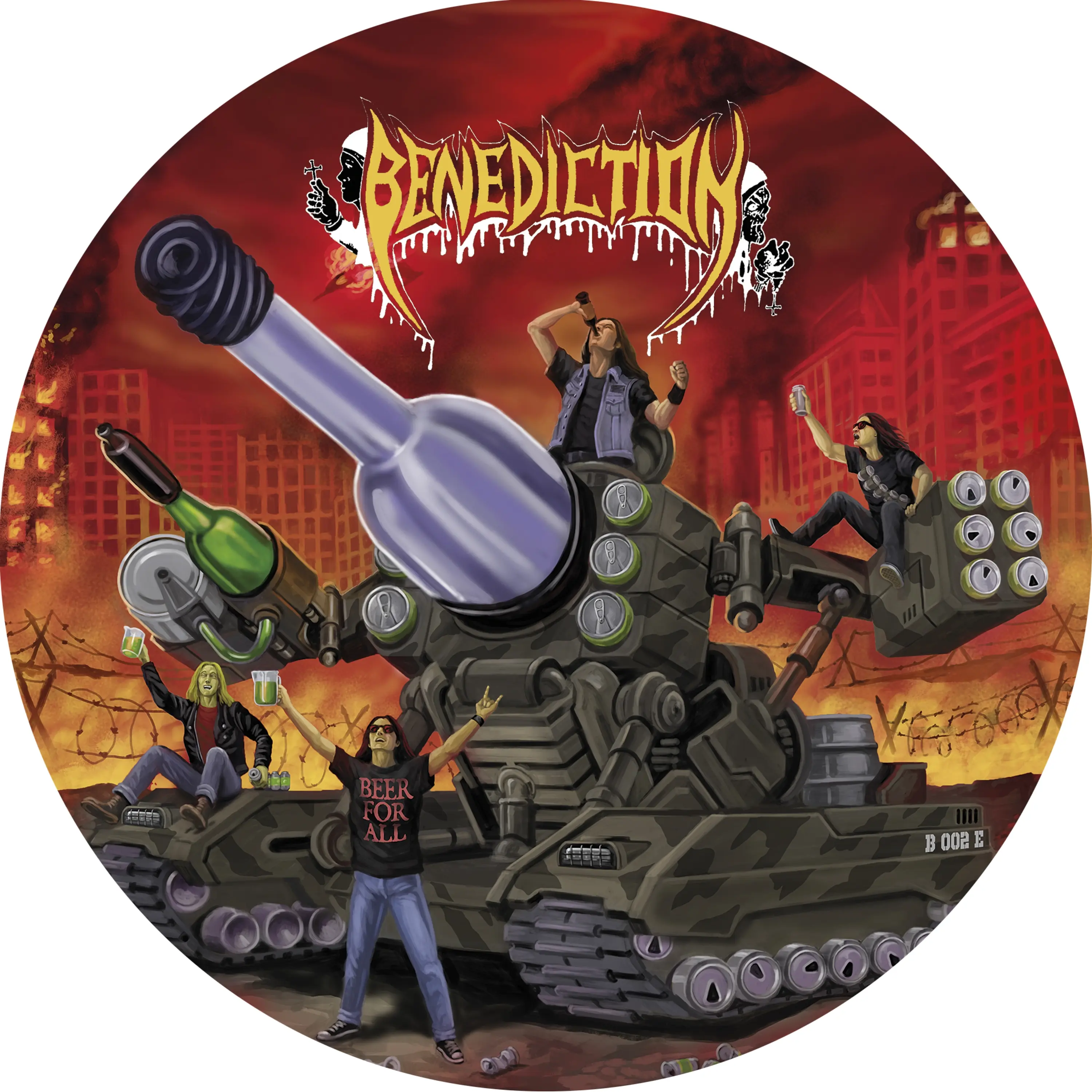 BENEDICTION - Benediction · 7" PICTURE EP (Death Metal Vinyl)