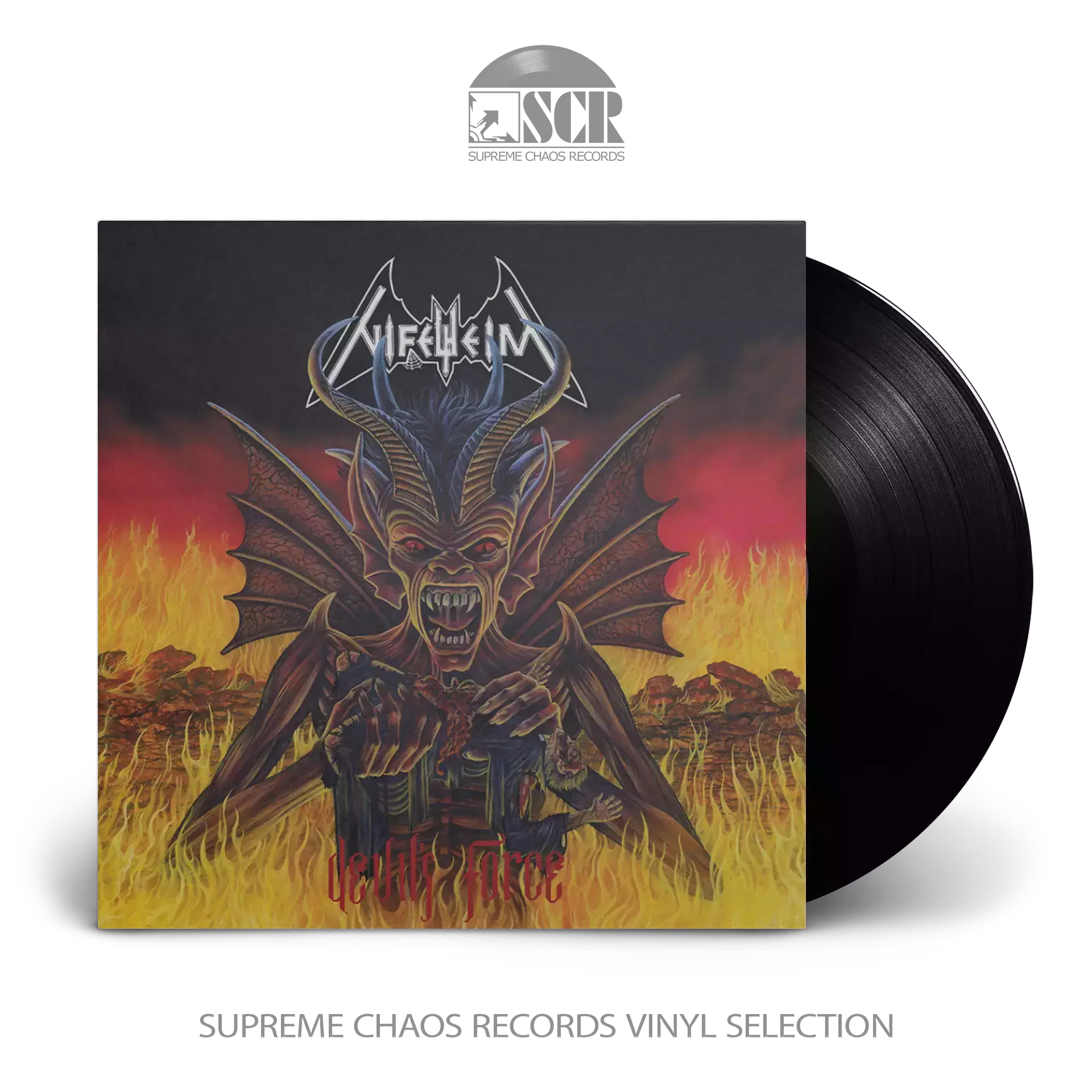 NIFELHEIM - Devil's Force · BLACK LP NIFELHEIM - Devil's Force · BLACK LP (Black Metal Vinyl)