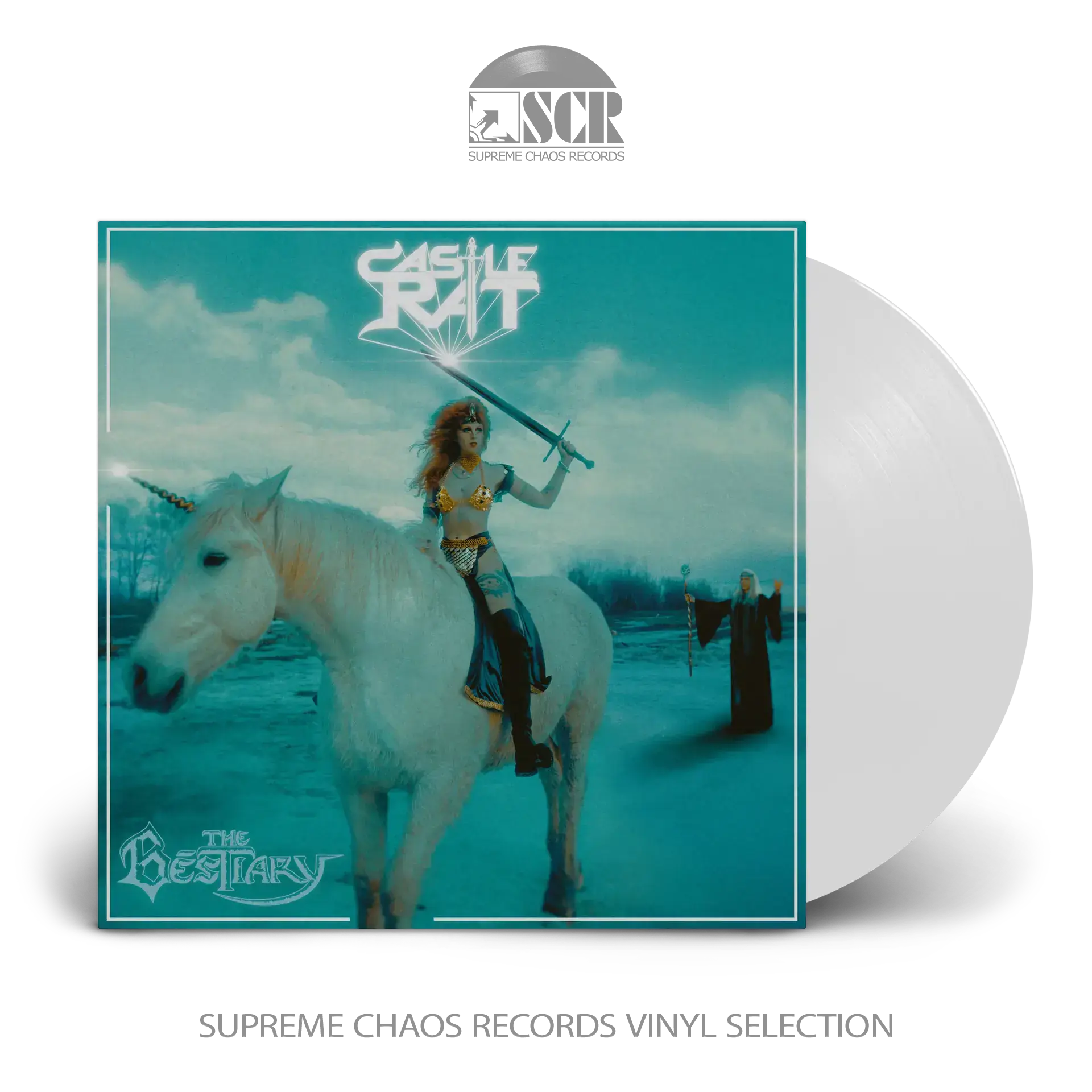 CASTLE RAT - The Bestiary · WHITE LP CASTLE RAT - The Bestiary · WHITE LP (Metal Vinyl)