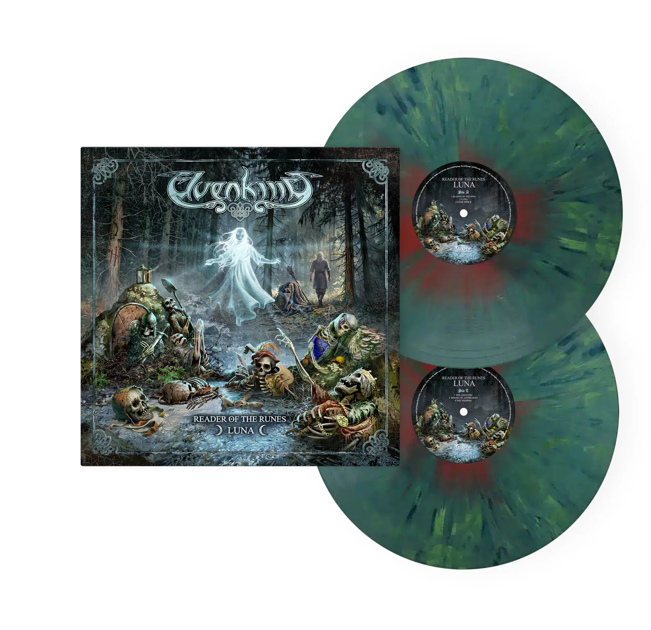 ELVENKING - Reader Of The Runes-Luna · SPLATTER 2LP ELVENKING - Reader Of The Runes-Luna · SPLATTER 2LP (Heavy Metal Vinyl)