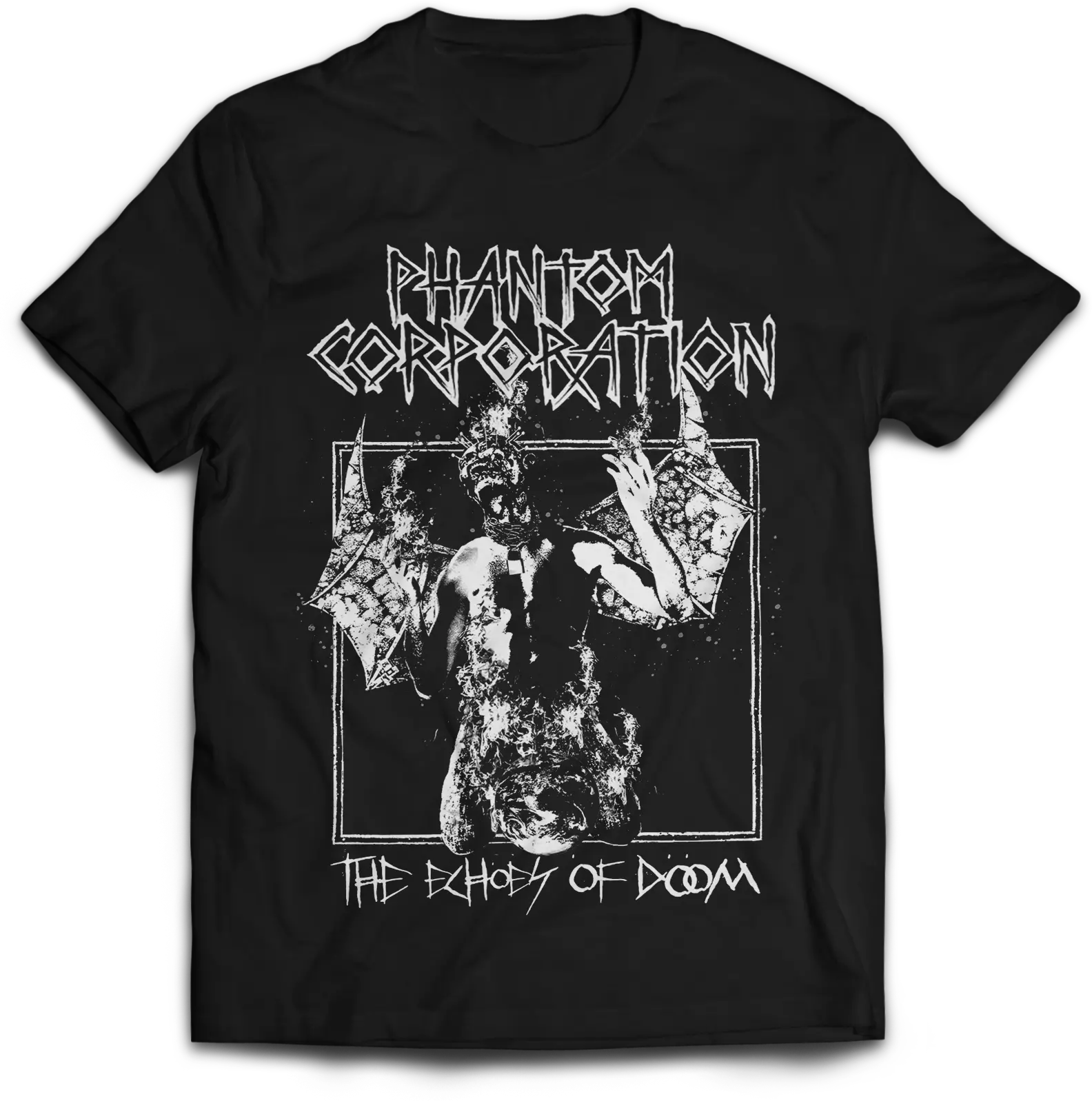 PHANTOM CORPORATION - The Echoes Of Doom · T-SHIRT PHANTOM CORPORATION - The Echoes Of Doom · T-SHIRT (Death Metal Clothes)