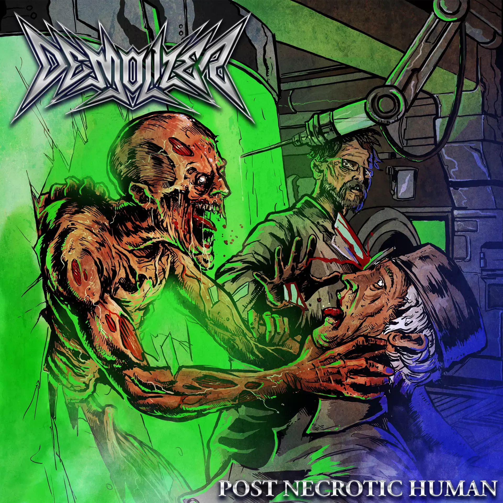 DEMOLIZER · Post Necrotic Human | BLACK LP · Picture 1 DEMOLIZER · Post Necrotic Human | BLACK LP (Thrash Metal Vinyl) · Picture 1