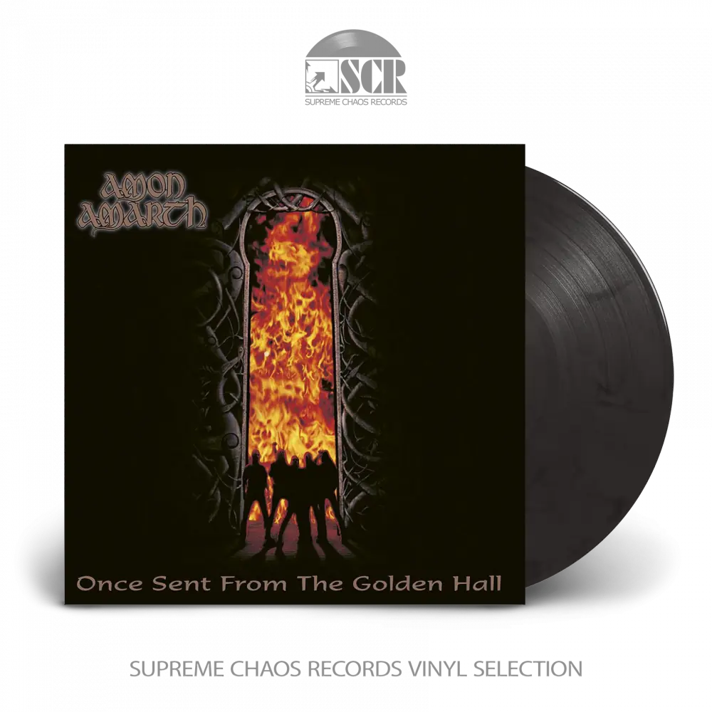 AMON AMARTH - Once Sent From The Golden Hall · SMOKE GREY MARBLED LP