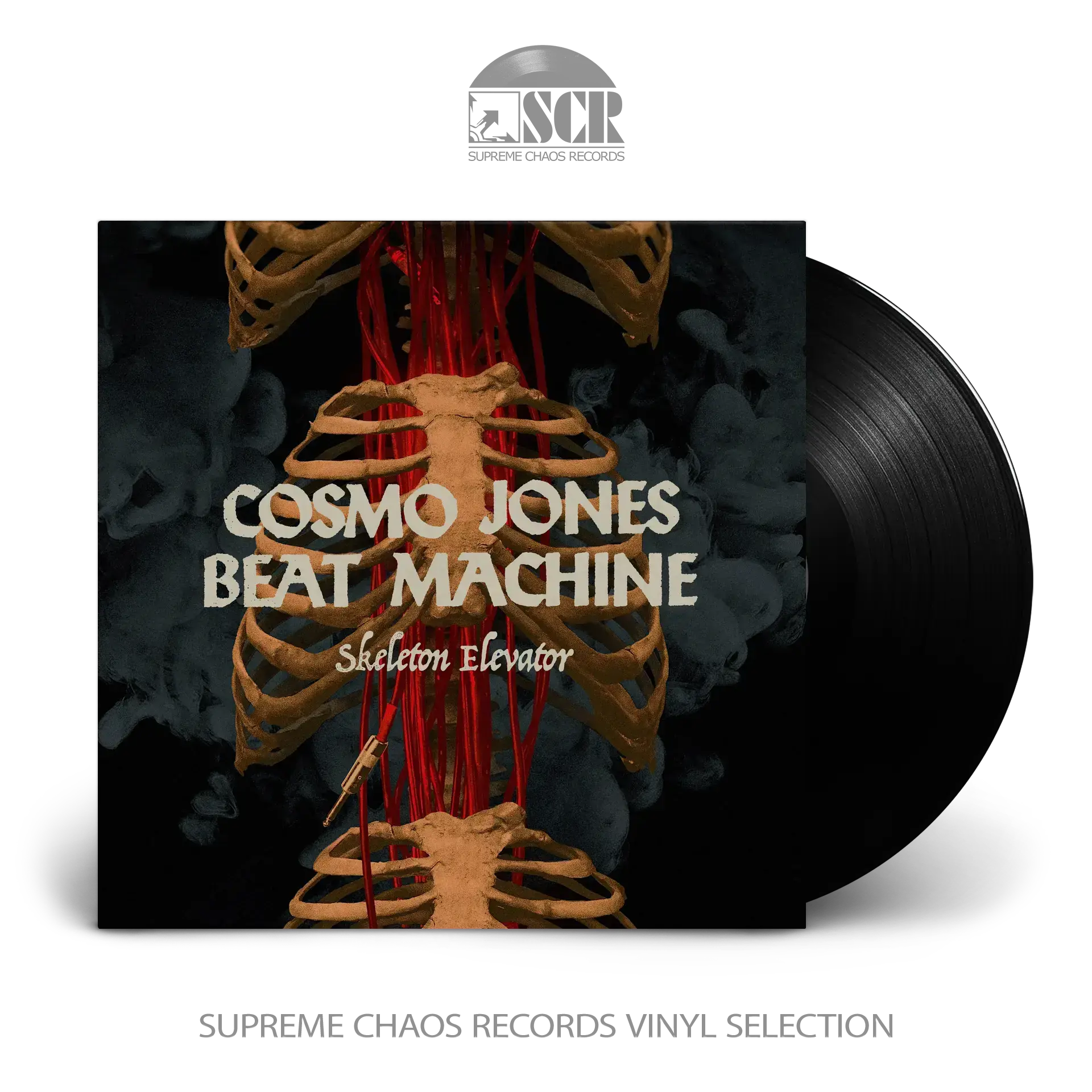COSMO JONES BEAT MACHINE · Skeleton Elevator | BLACK LP COSMO JONES BEAT MACHINE · Skeleton Elevator | BLACK LP (Rock Vinyl)