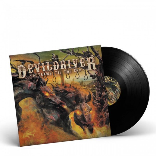 DEVILDRIVER - Outlaws 'Til The End · BLACK LP (Heavy Metal Vinyl)
