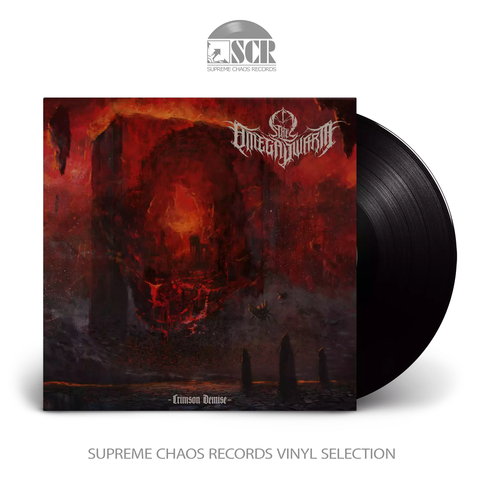 THE OMEGA SWARM - Crimson Demise [BLACK LP]