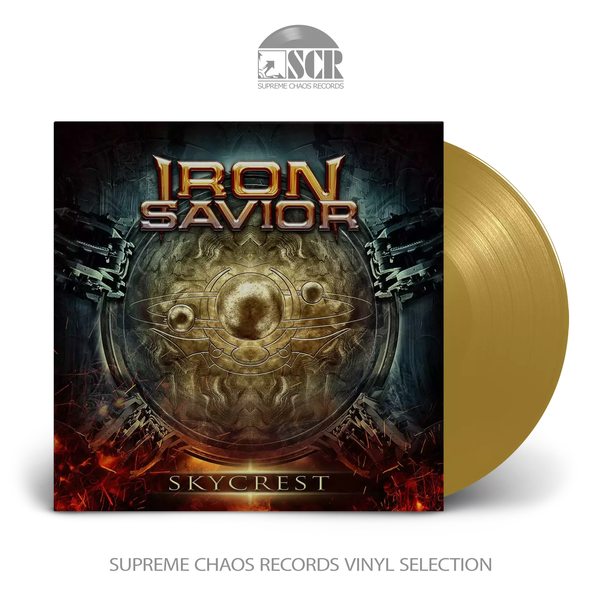 IRON SAVIOR - Skycrest · GOLD LP IRON SAVIOR - Skycrest · GOLD LP (Heavy Metal Vinyl)