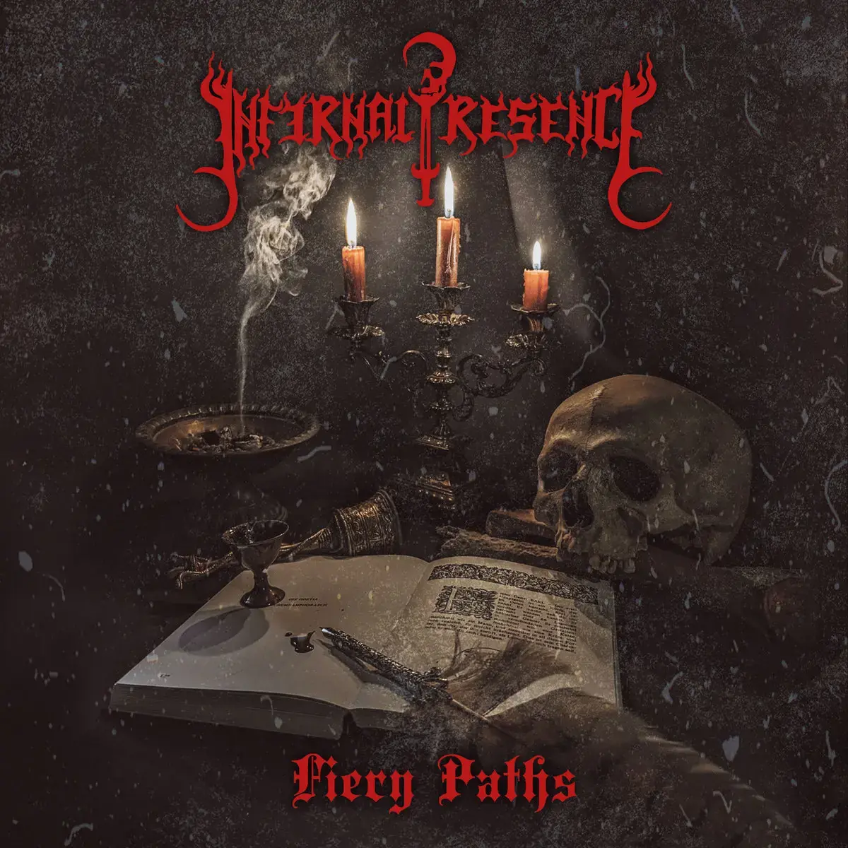 INFERNAL PRESENCE - Fiery Paths · OXBLOOD RED LP (Black Metal Vinyl) · Picture 1