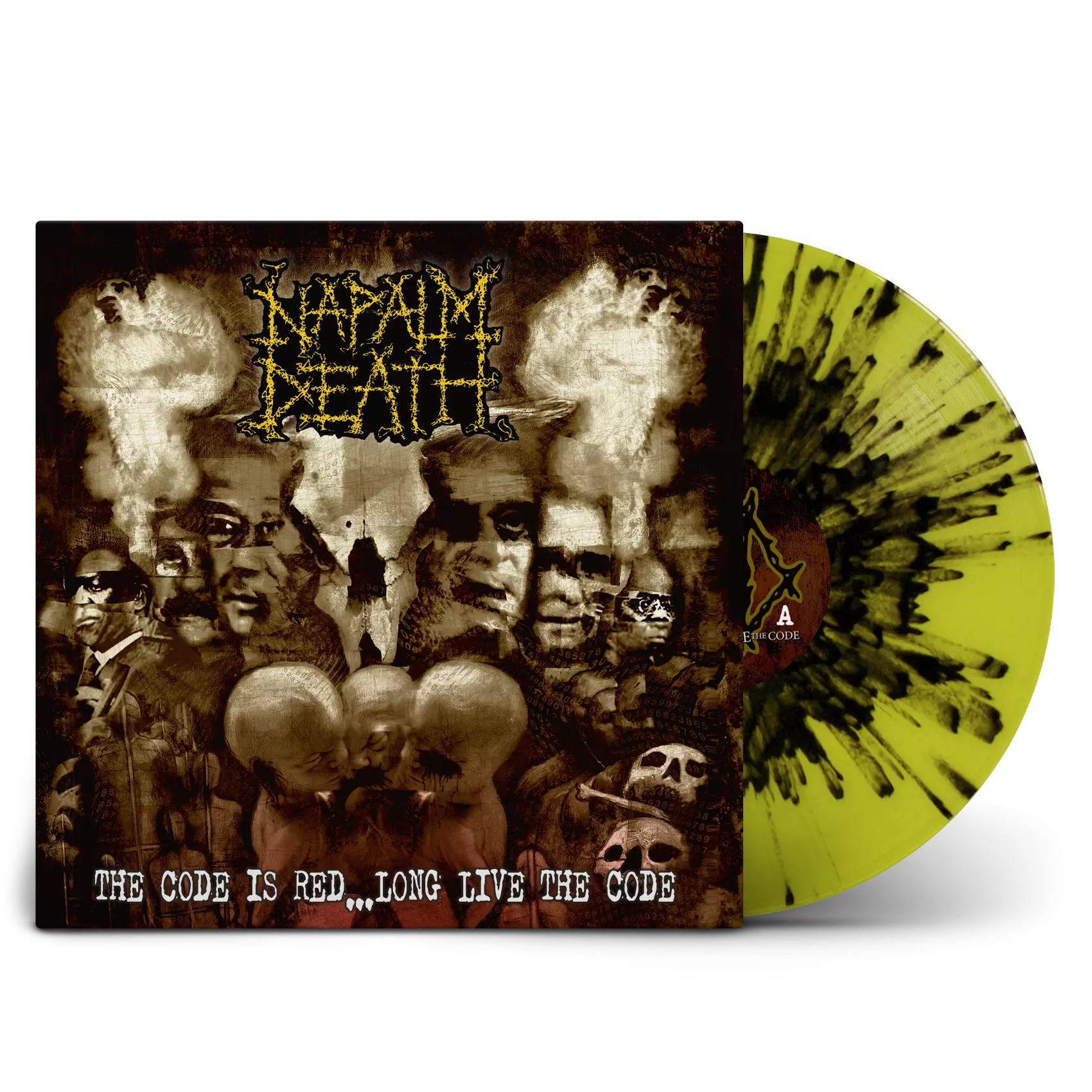 NAPALM DEATH - The Code Is Red [YELLOW/BLACK SPLATTER LP]
