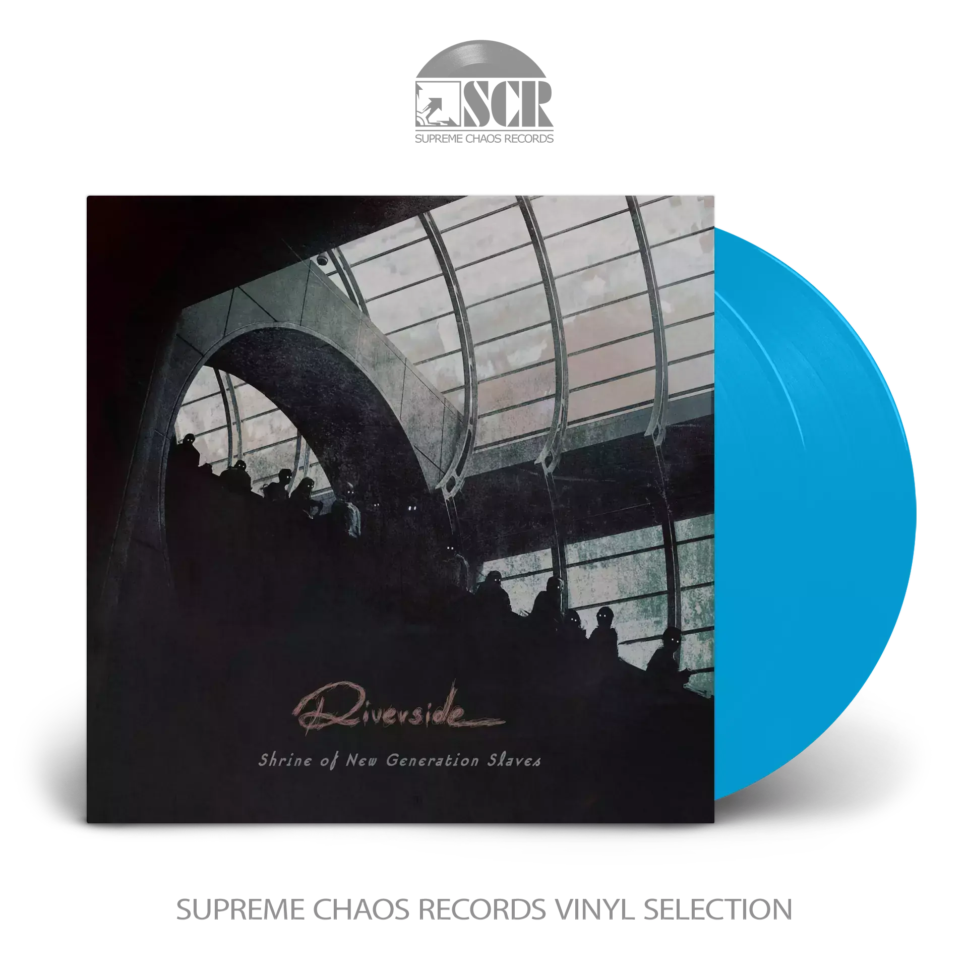 RIVERSIDE - Shrine Of New Generation Slaves (Re-issue 2023) · TRANSPARENT LIGHT BLUE DOUBLE VINYL