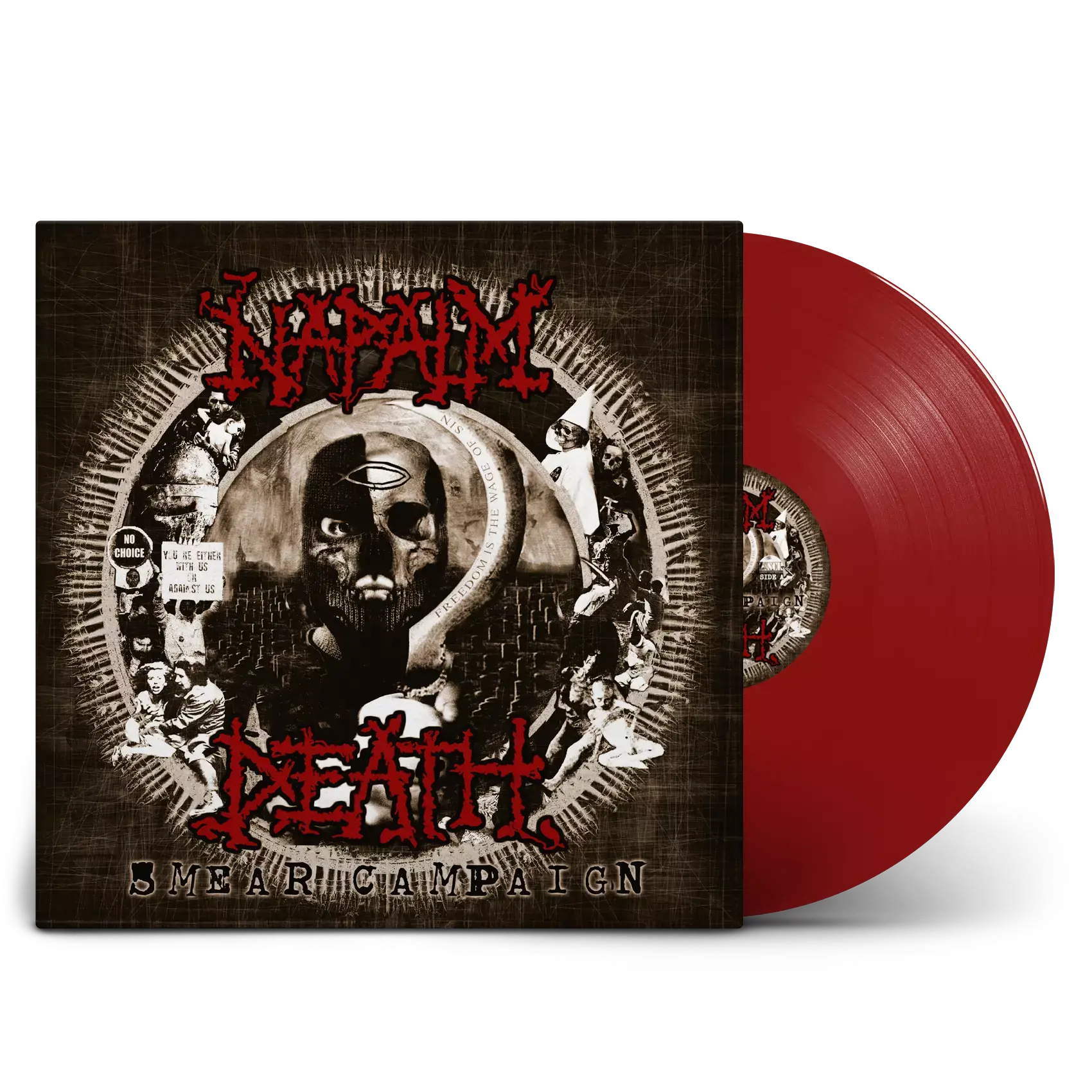 NAPALM DEATH · Smear Campaign | RUSTY RED LP NAPALM DEATH · Smear Campaign | RUSTY RED LP (Grindcore Vinyl)