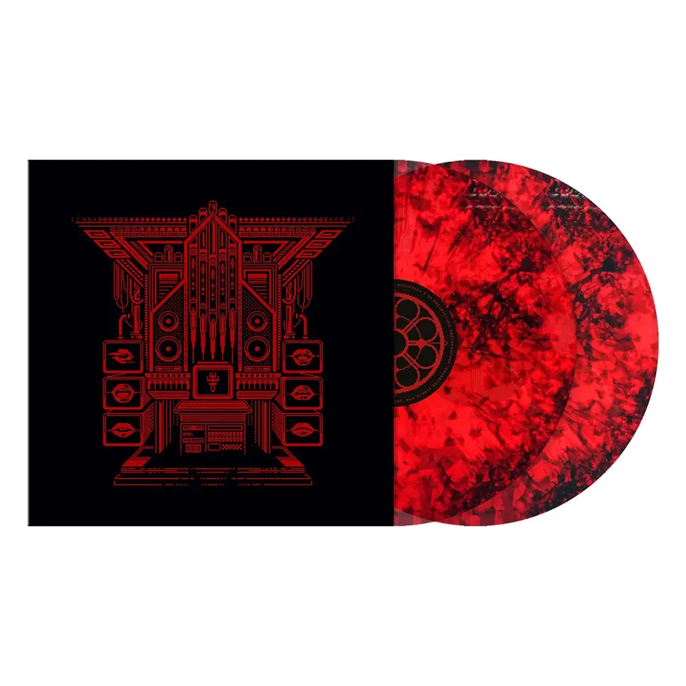 KEYGEN CHURCH - Nel Nome Del Codice · TRANSPARENT RED/BLACKDUST 2LP (Synth Metal Vinyl)