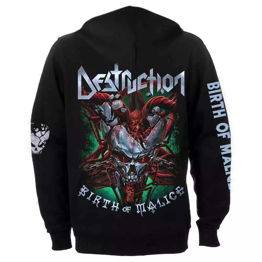 DESTRUCTION - Birth of Malice · ZIP HOODIE (Thrash Metal Clothes) · Picture 1