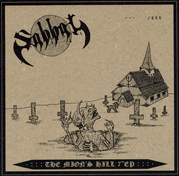 SABBAT - The Mion's Hill · BLACK 7" EP (Black Metal/Heavy Metal Vinyl) · Picture 1