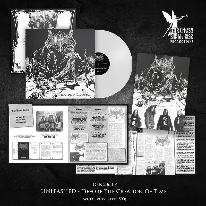 UNLEASHED · Before The Creation Of Time | WHITE LP (Death Metal Vinyl) · Picture 2