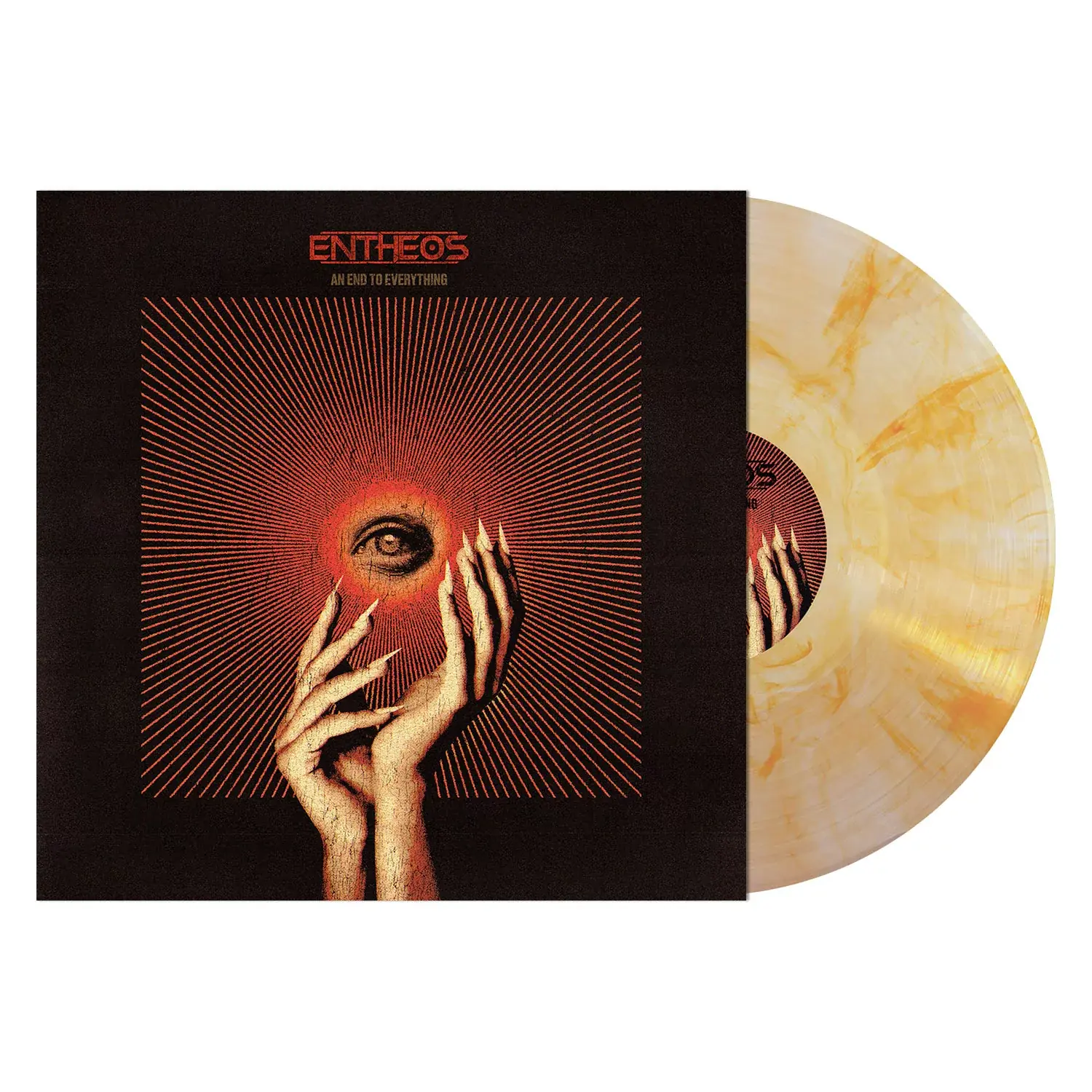 ENTHEOS - An End to Everything · VIBRANT VOID - CLEAR ORANGE MARBLED LP