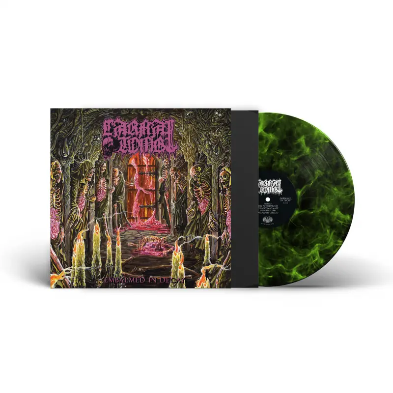 CARNAL TOMB - Embalmed In Decay · LIME/BLACK LP
