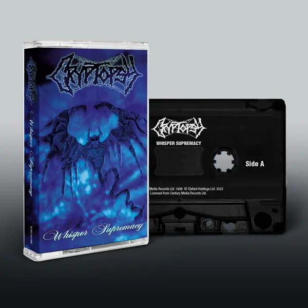 CRYPTOPSY - Whisper Supremacy · BLACK TAPE CRYPTOPSY - Whisper Supremacy · BLACK TAPE (Death Metal Tapes)