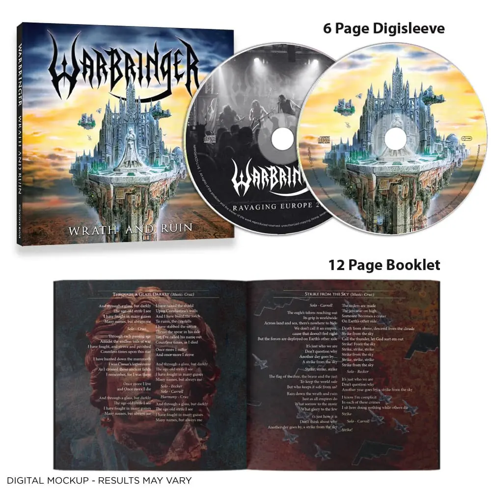 WARBRINGER - Wrath and Ruin · 2CD DIGISLEEVE · Picture 1 WARBRINGER - Wrath and Ruin · 2CD DIGISLEEVE (Thrash Metal CDs) · Picture 1