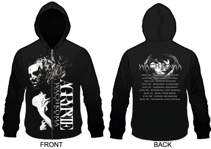 AGRYPNIE - Wachkoma Zipper · ZIP-S