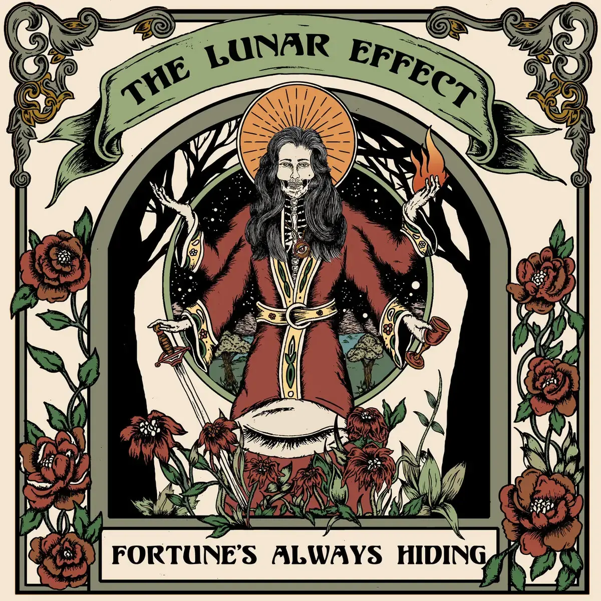 THE LUNAR EFFECT · Fortune's Always Hiding | GREEN LP · Picture 1 THE LUNAR EFFECT · Fortune's Always Hiding | GREEN LP (Psychedelic Rock Vinyl) · Picture 1