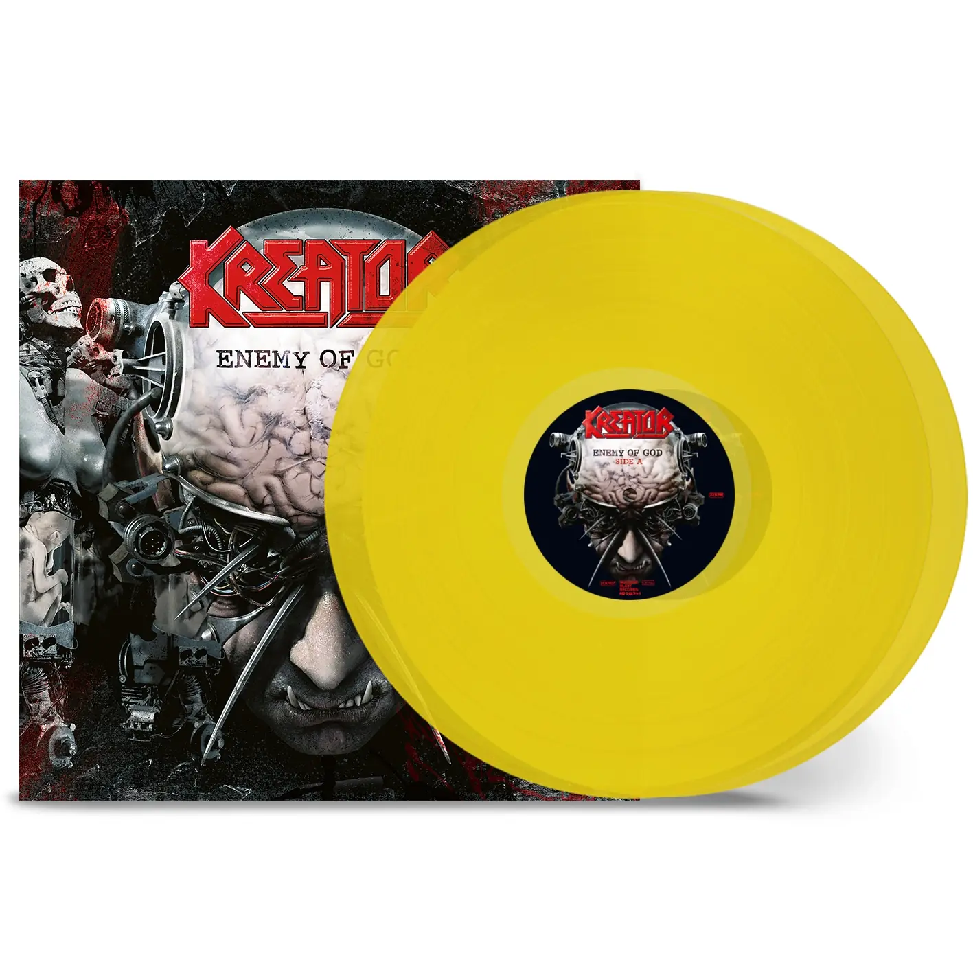 KREATOR · Enemy Of God (Remastered) | TRANSPARENT YELLOW 2LP (Thrash Metal Vinyl)