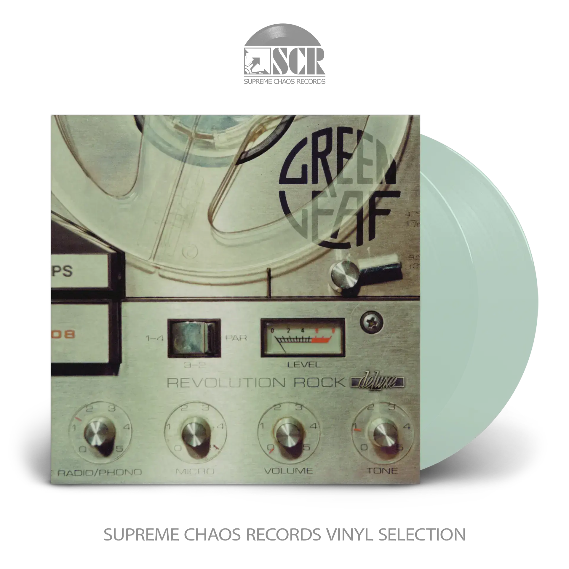 GREENLEAF · Revolution Rock Deluxe | TRANSPARENT COKE BOTTLE GREEN 2LP GREENLEAF · Revolution Rock Deluxe | TRANSPARENT COKE BOTTLE GREEN 2LP (Stoner Rock Vinyl)