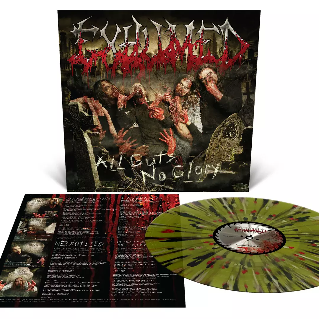 EXHUMED · All Guts, No Glory | SWAMP GREEN/SPLATTER (Death Metal Vinyl)