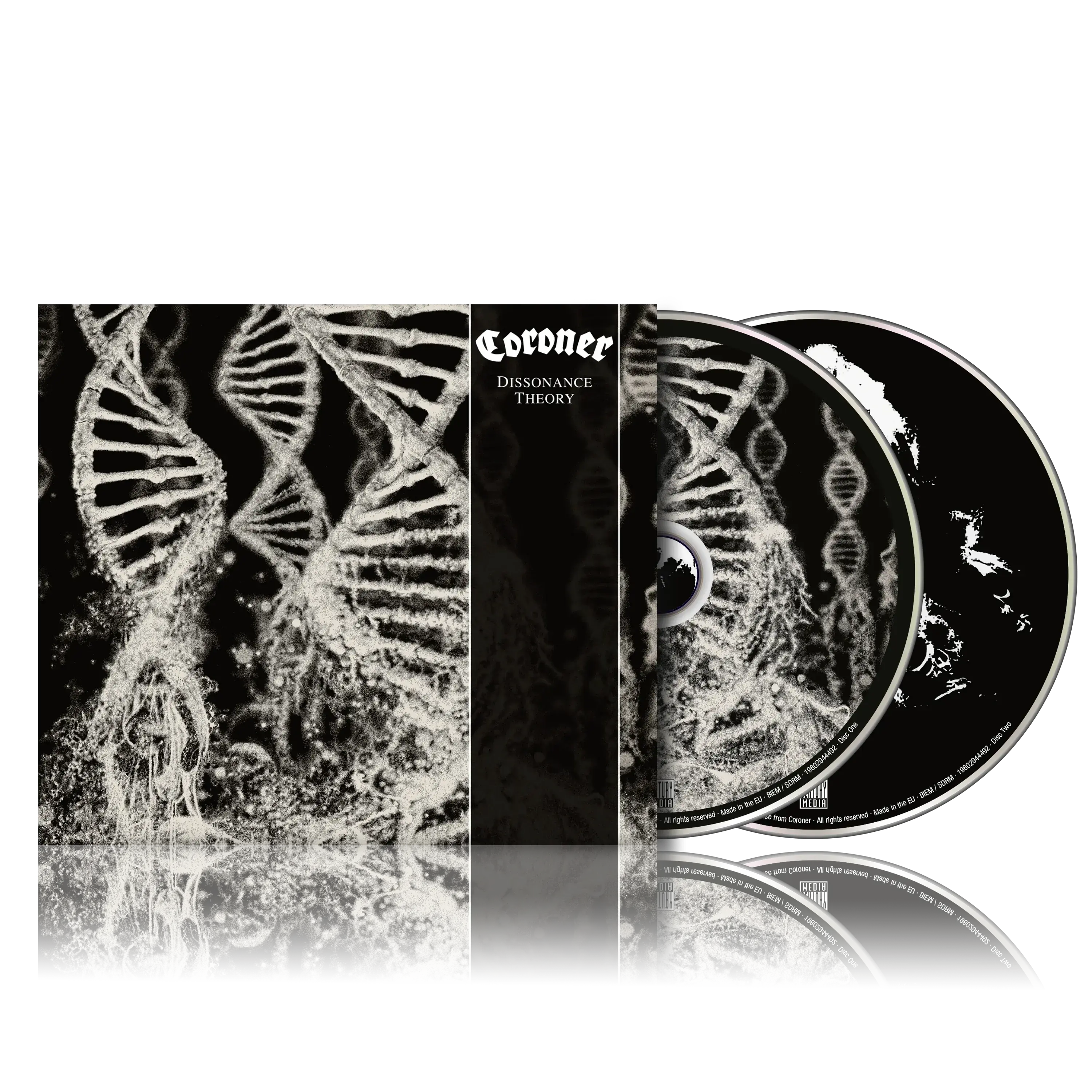 CORONER · Dissonance Theory | 2CD MEDIABOOK (Thrash Metal/Progressive Metal CDs) · Picture 2